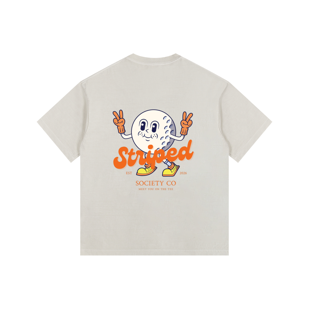 Short Sleeve Striped Society Animated