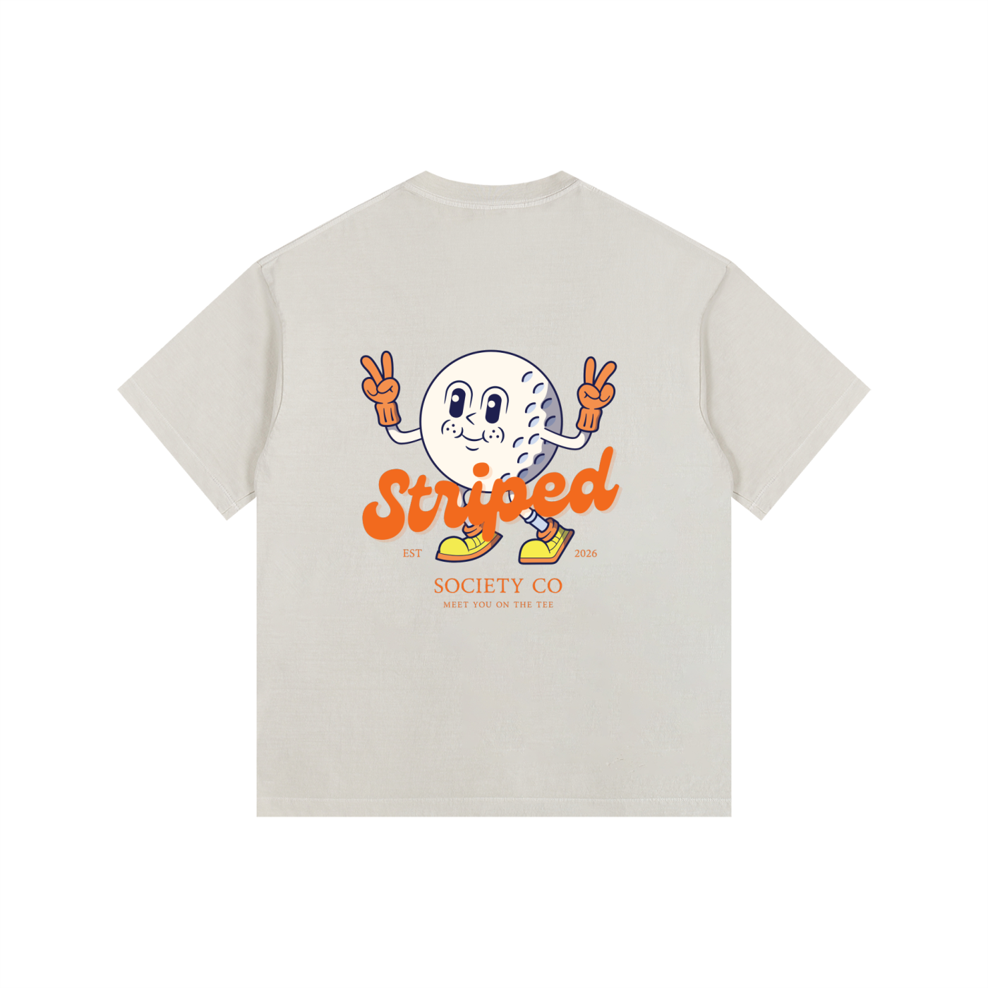 Short Sleeve Striped Society Animated